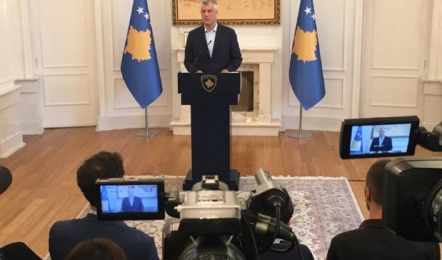 President of Kosovo requires unity of the political spectrum for the dialogue with Serbia