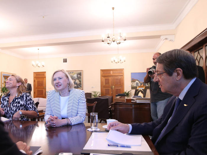 President Anastasiades met with the Special Representative of the UN Secretary General in Cyprus