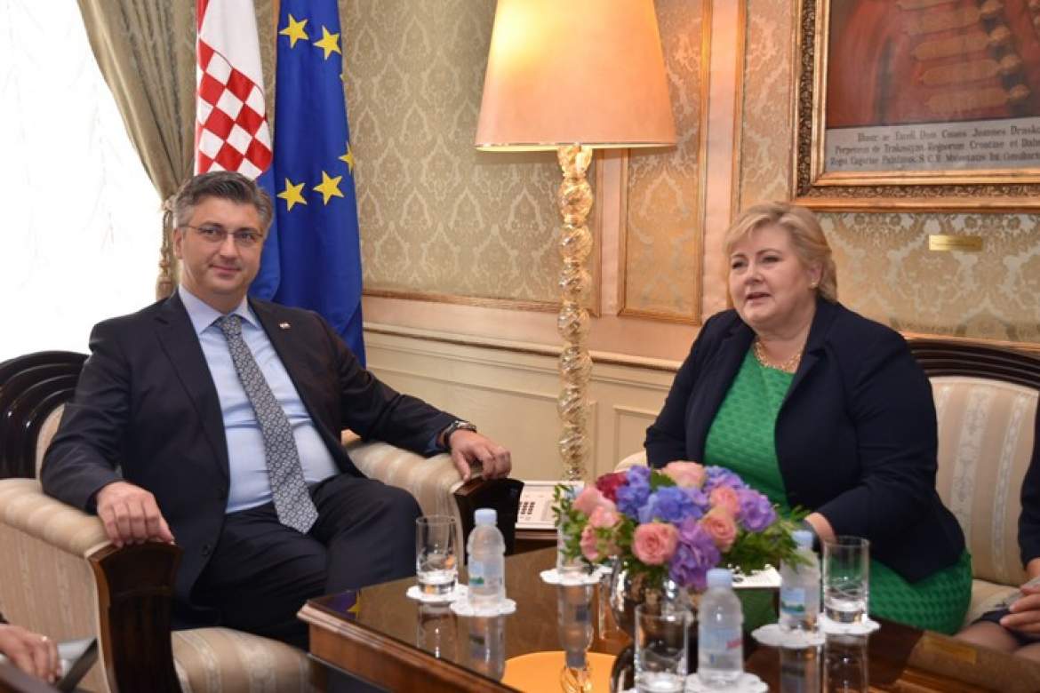 Croatia PM signs co-operation agreements with Norwegian counterpart