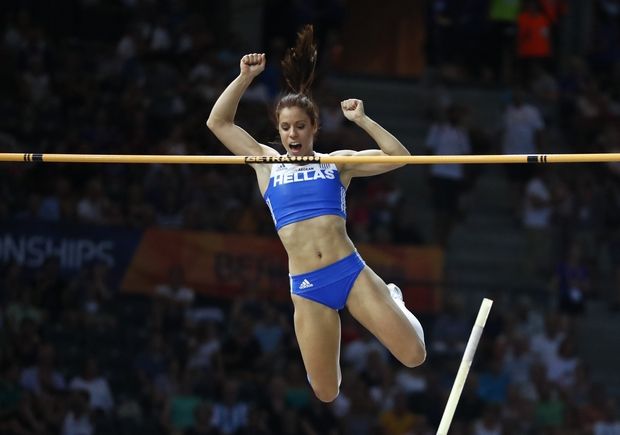 Greek Pole Vaulters Stefanidi And Kyriakopoulou At The Top Of Europe