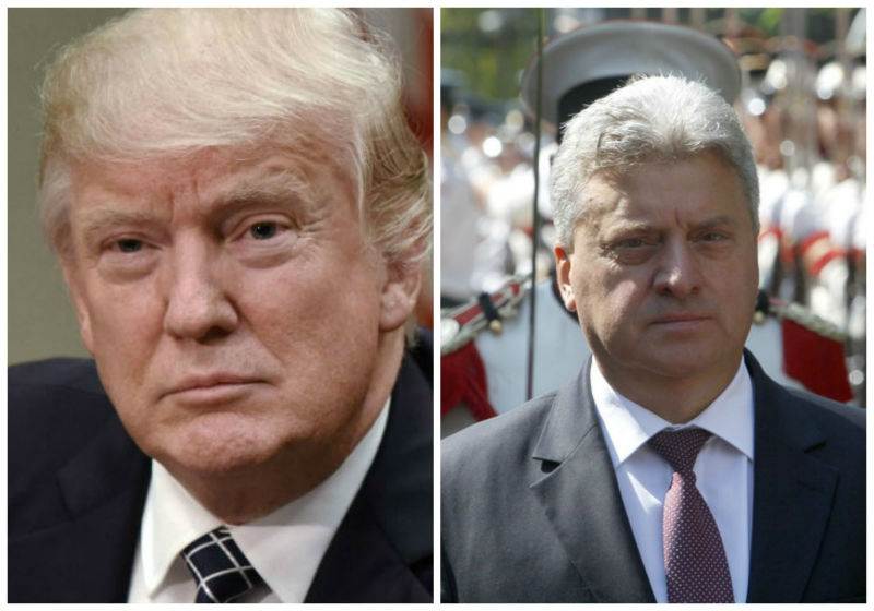 Trump to Ivanov: The historic Prespa Agreement resolves the long-standing name issue with Greece
