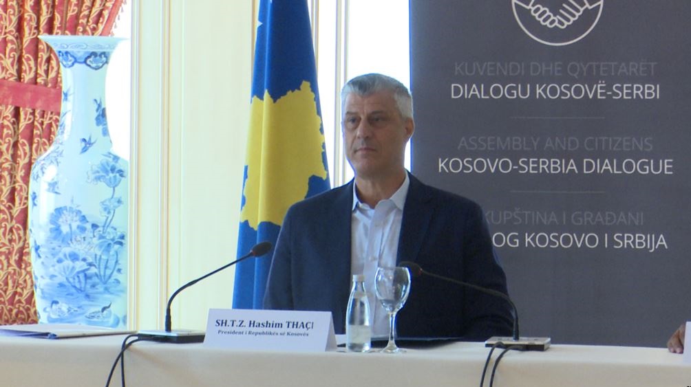 I will not accept a Srpska Republika in Kosovo, says president Thaci