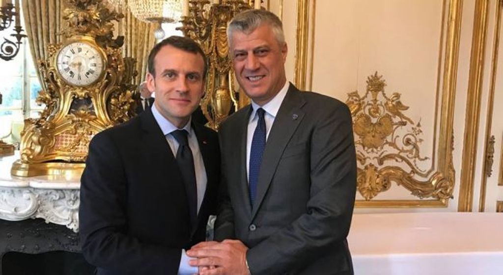 Trump, Merkel and Putin in Paris, Macron invites Thaci too