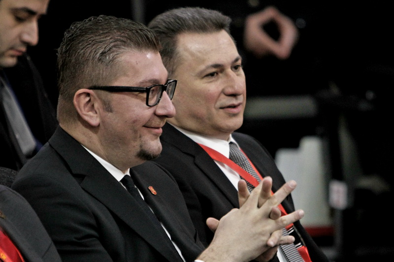 Mickoski and Gruevski on their own