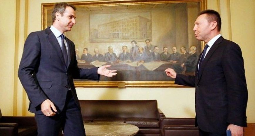Mitsotakis, Stournaras discuss plans to address bad loans