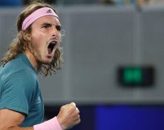 Stefanos Tsitsipas into first Slam semi-final