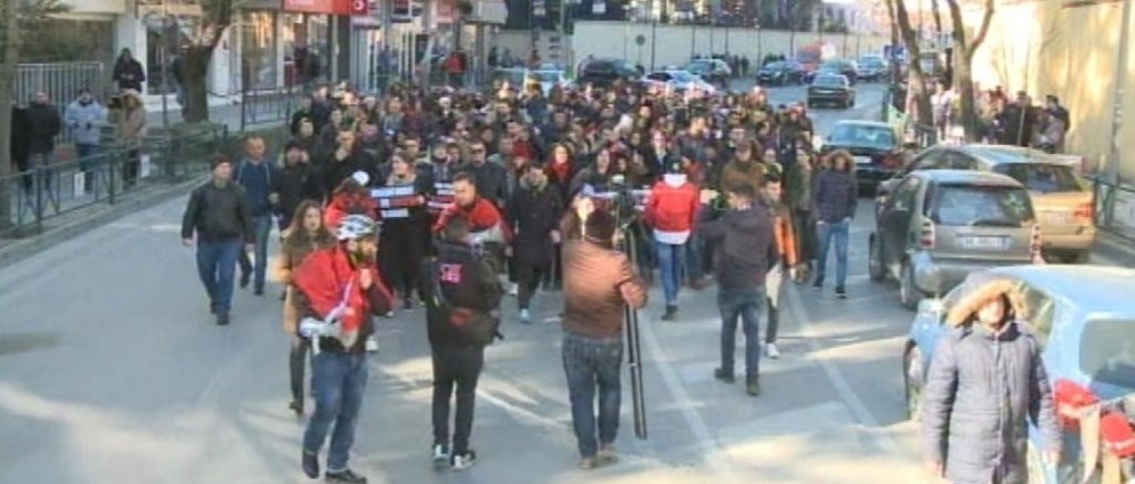 Students in Albania continue their protest