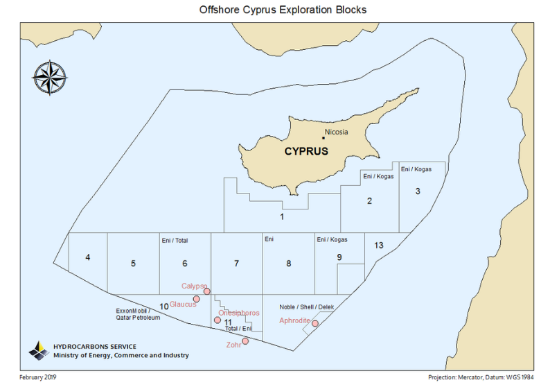 5 to 8 Tcf natural gas estimate the deposit at the “Glaucus-1”