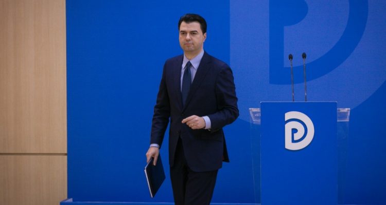 Albanian opposition leader Basha attends EPP Assembly in Brussels