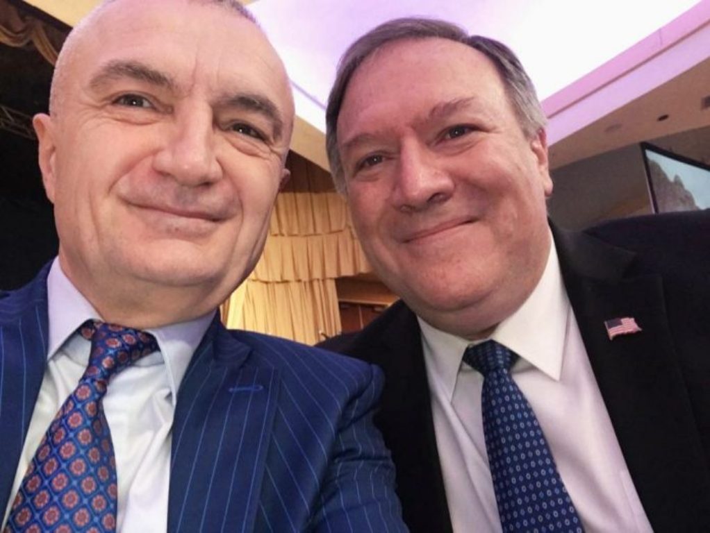 President Meta meets US Secretary of State Pompeo