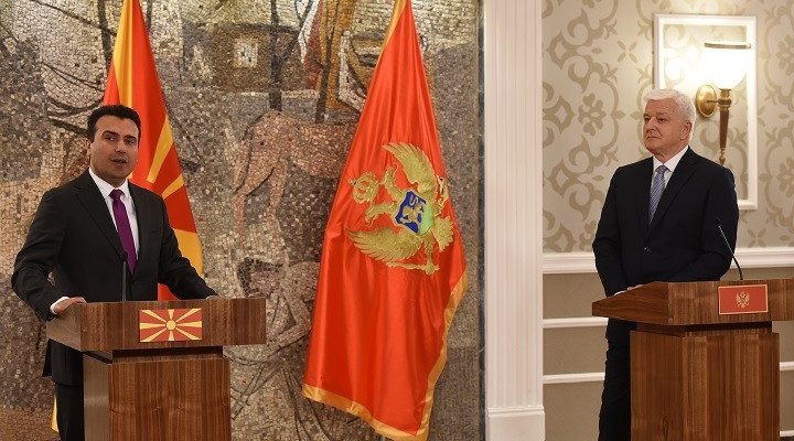 Zaev in Montenegro, a joint session of two governments