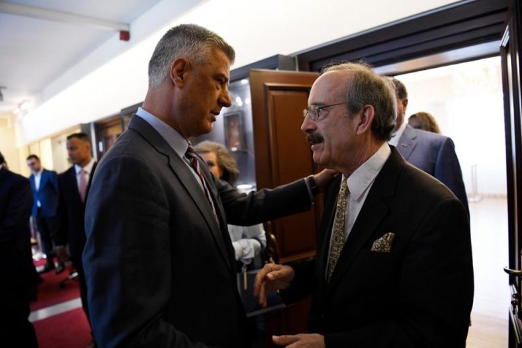 President Thaçi receives Congressman Eliot Engel, asks the US to remain focused on the Kosovo issue