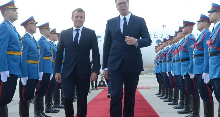 Non-European powers should not make decisions on Kosovo, Macron says in Belgrade