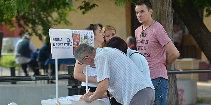 Citizens against reality shows in Serbia