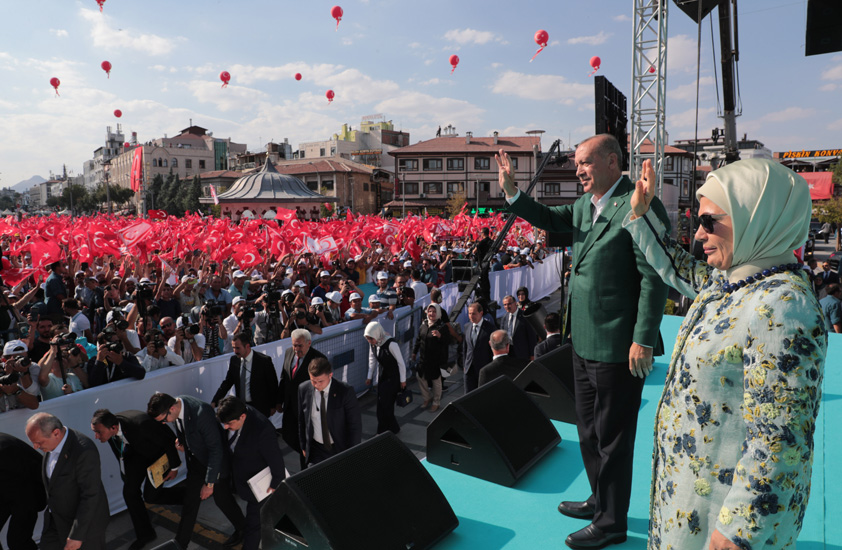 Erdogan: “The terror traps set up along our borders and attacks on our economy cannot prevent us from achieving our goals”