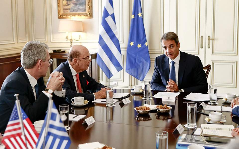 Mitsotakis, Ross discussed investments and cooperation
