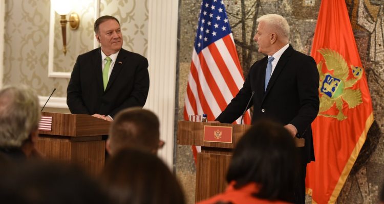 Pompeo becomes first US Secretary of State to visit Montenegro