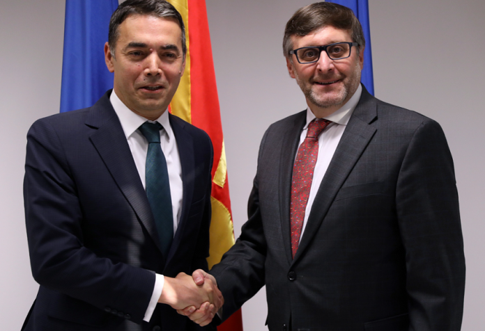 Palmer confirms strong US support for North Macedonia