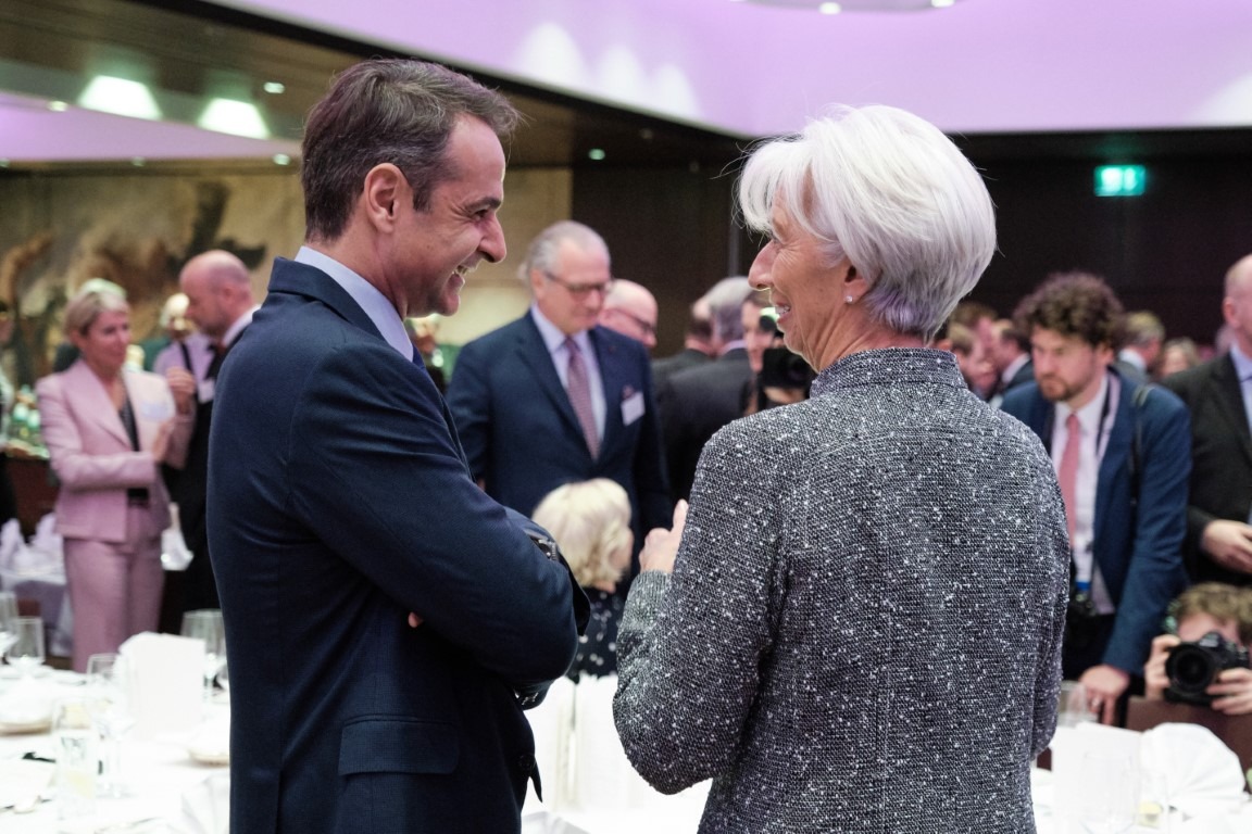Mitsotakis and Lagarde to meet tomorrow in Frankfurt