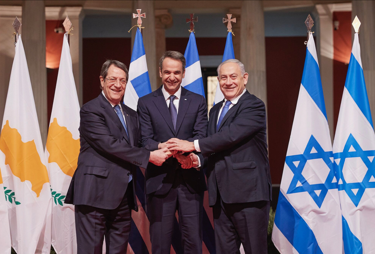 Greece, Cyprus, Israel sign the EastMed Interstate Agreement