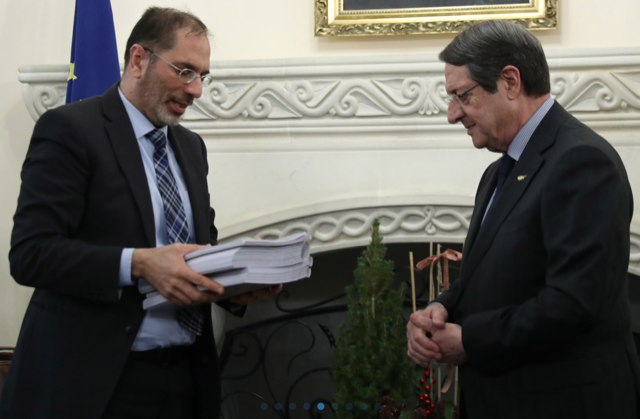 Cyprus: Anastasiades receives the annual report by the Auditor General