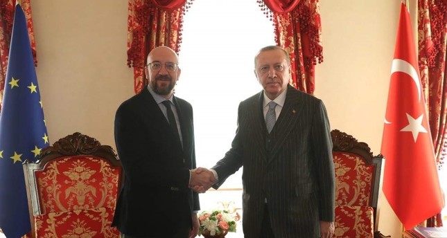 Erdogan met with Charles Michel