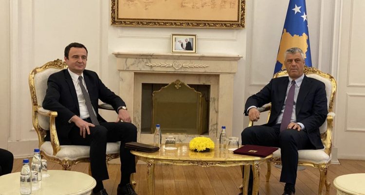 President Thaci urges Albin Kurti to form a Government