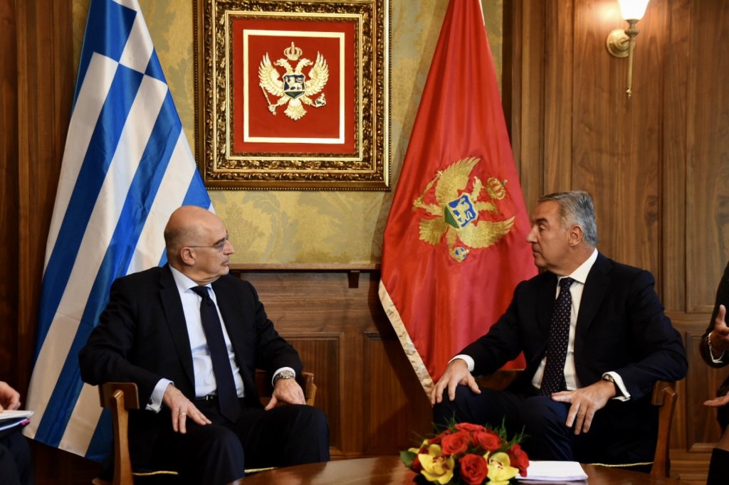 Dendias: Greece strongly supports Montenegro’s EU integration course