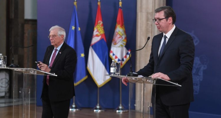 Vucic meets Borrell