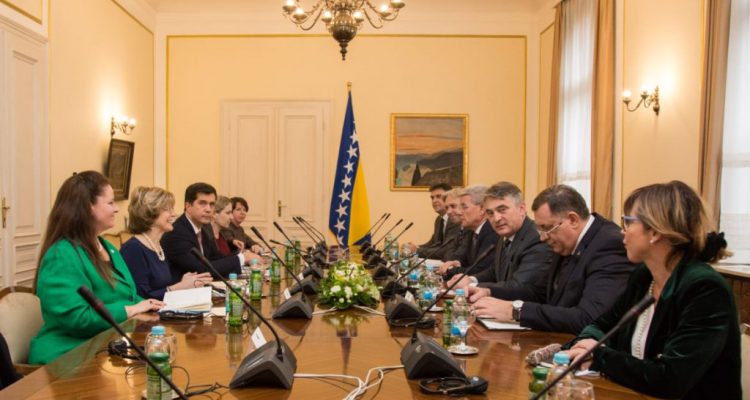 BiH Presidency members met with deputy USAID director Bonnie Glick
