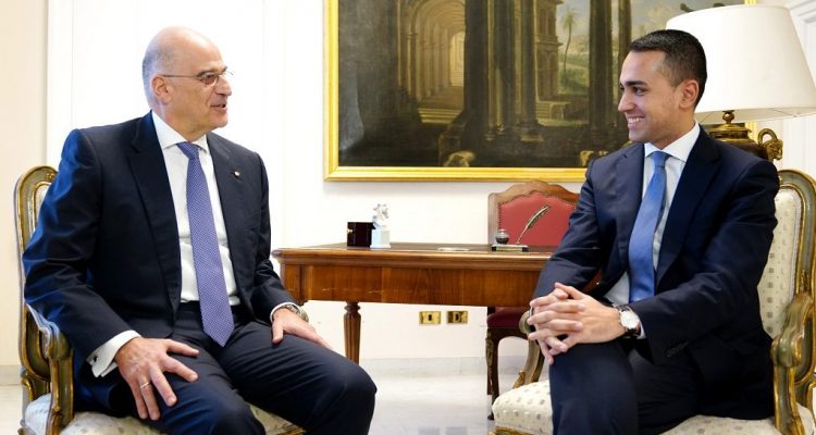 Dendias-Di Maio meeting – The Turkish-Libyan Memoranda are illegal and unfounded