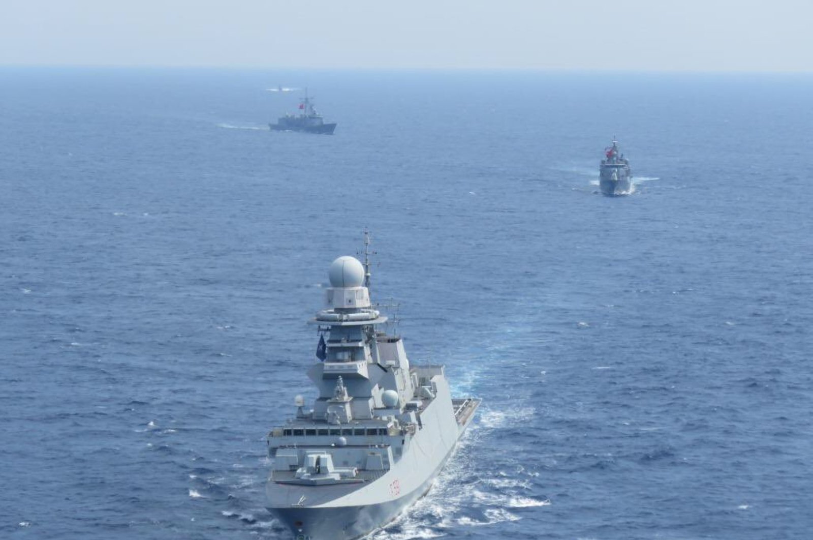 Turkey: Italian and Turkish frigates conduct joint training in the Eastern Mediterranean