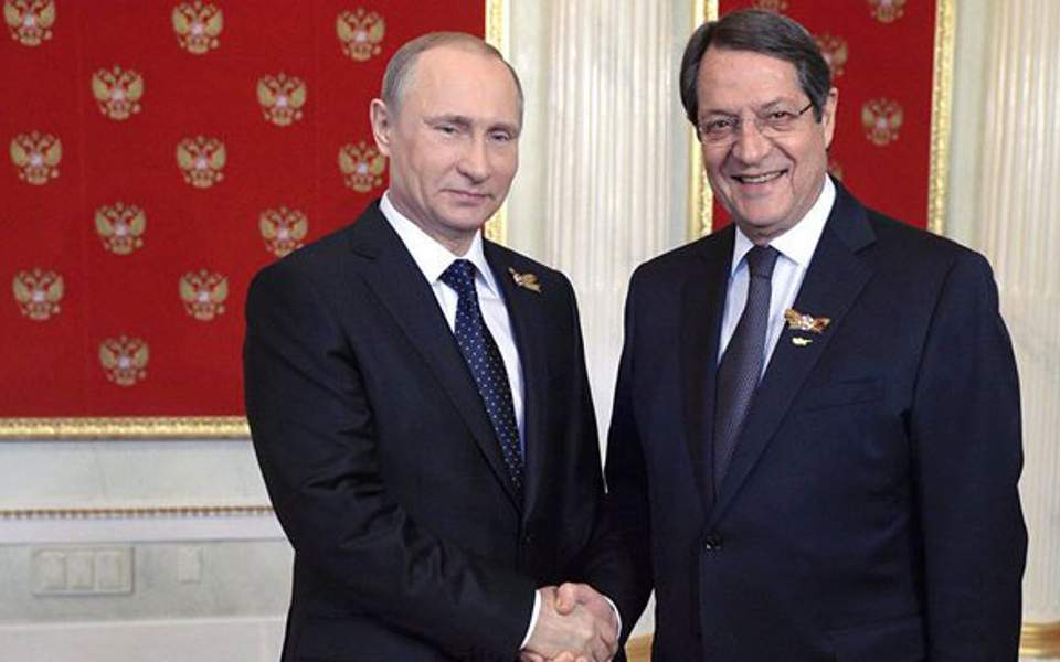Cyprus: Anastasiades calls for Putin’s intervention toward Turkey