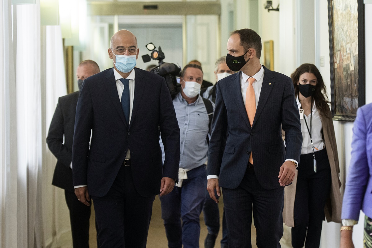 Slovenia: Greece FM Dendias on an official visit to Ljubljana