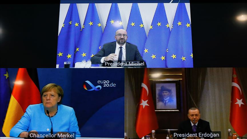 Michel-Merkel-Erdogan discuss EU-Turkey bilateral relations and resumption of Greek-Turkish exploratory talks