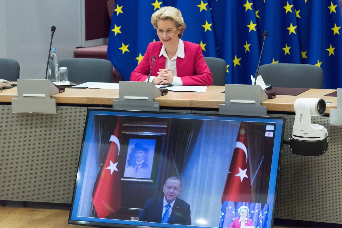 von der Leyen: Launch of Greek-Turkish talks essential for stability and EU-Turkish relations