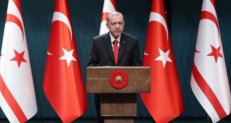 Erdogan: Turkey supports a just, permanent and viable solution to the Cyprus issue