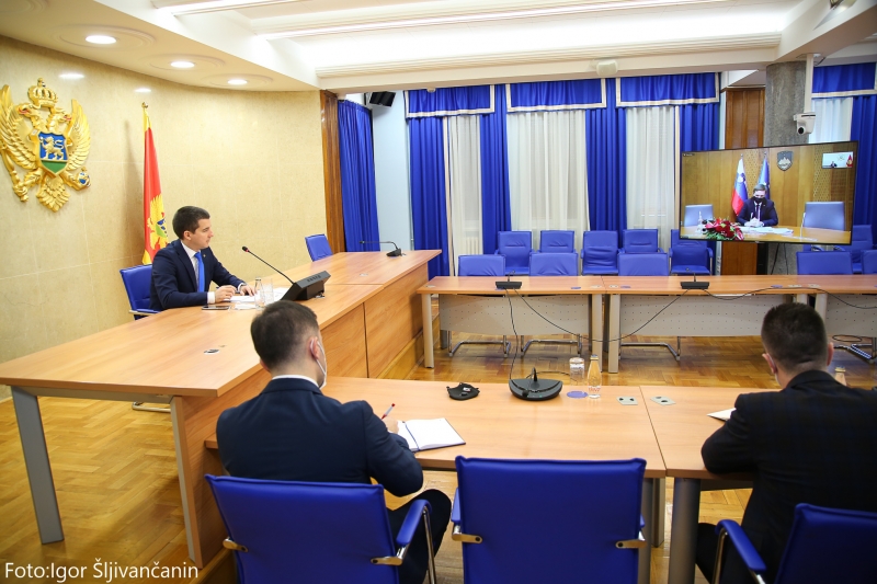 Bečić and Zorčič reaffirm good relations between Montenegro and Slovenia