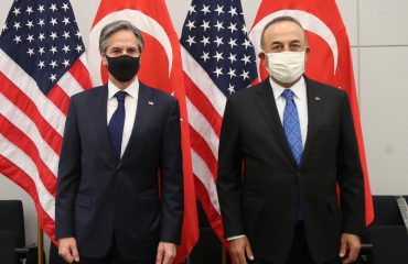 Turkey: Cavusoglu meets with Blinken at NATO Meeting of Foreign Ministers in Brussels