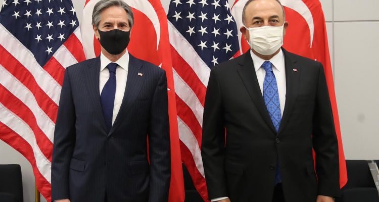 Turkey: Cavusoglu meets with Blinken at NATO Meeting of Foreign Ministers in Brussels