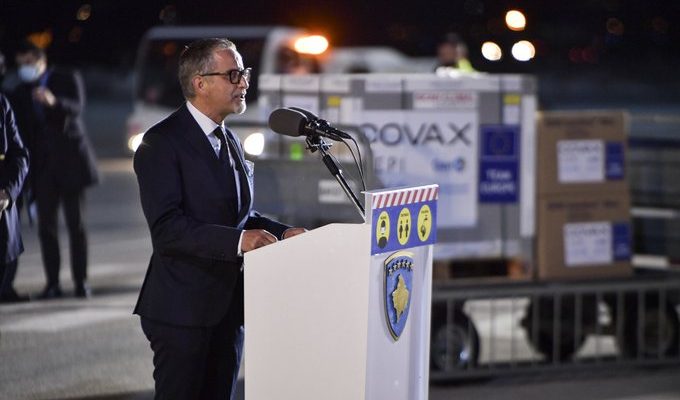 Kosovo: The first shipment of AstraZeneca vaccines from the COVAX program arrived on Sunday