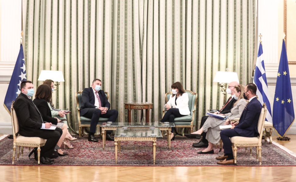 BiH: Dodik met with Greek President Katerina Sakellaropoulou