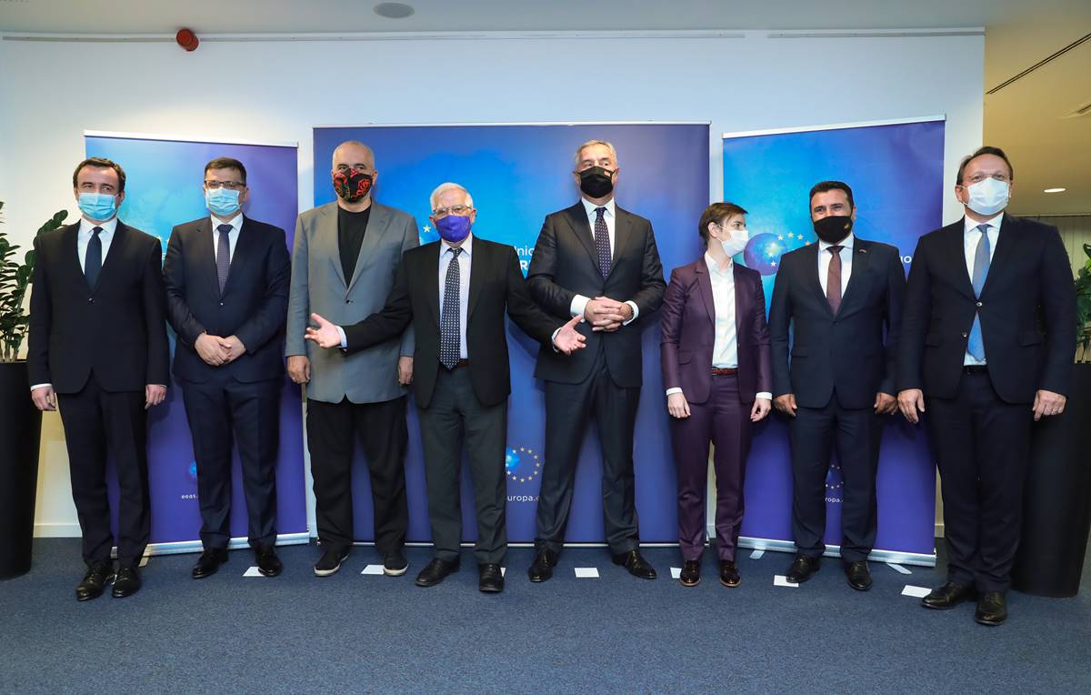 Borrell hosted a dinner for the leaders of the Western Balkans