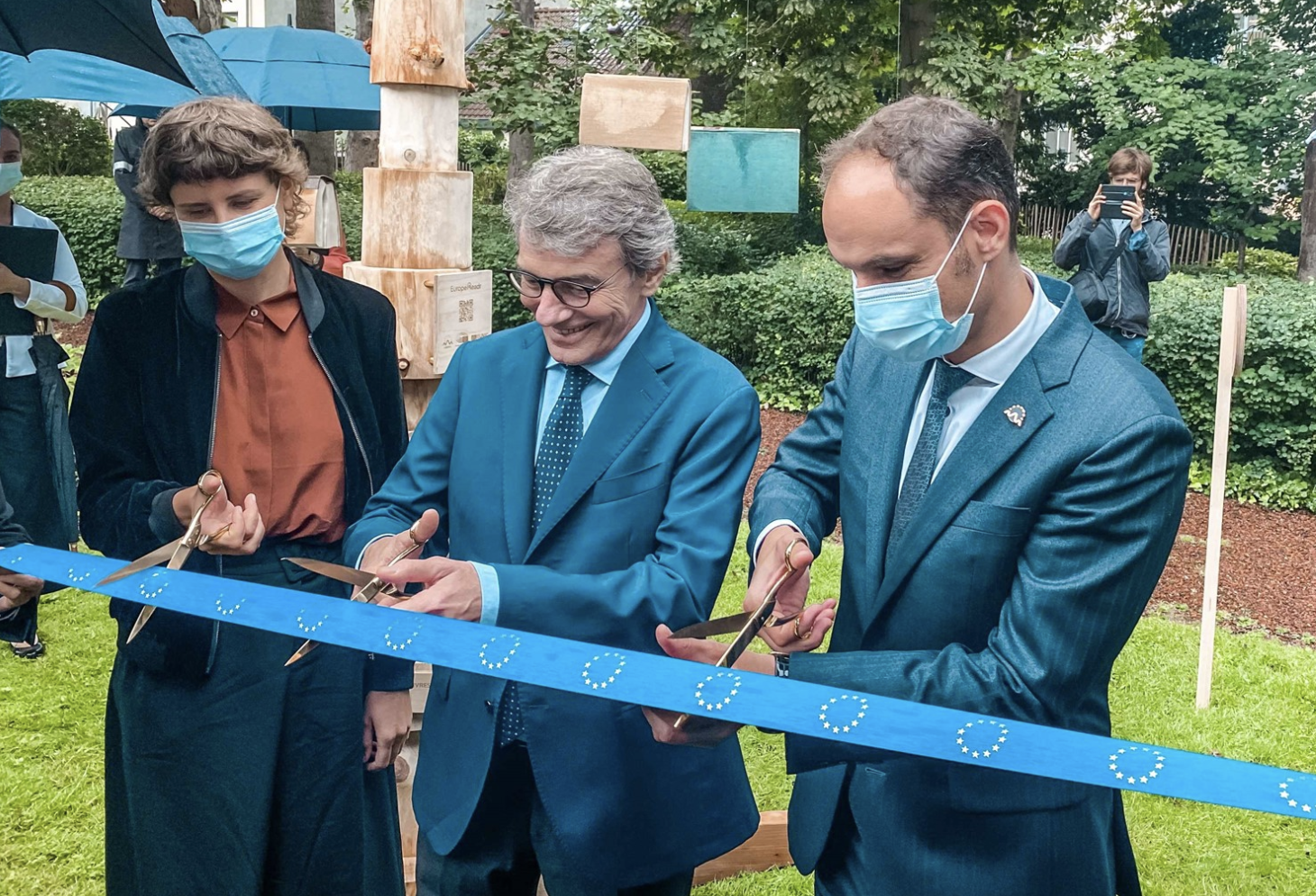 Logar launches Europe Readr in Brussels with President of the EP Sassoli