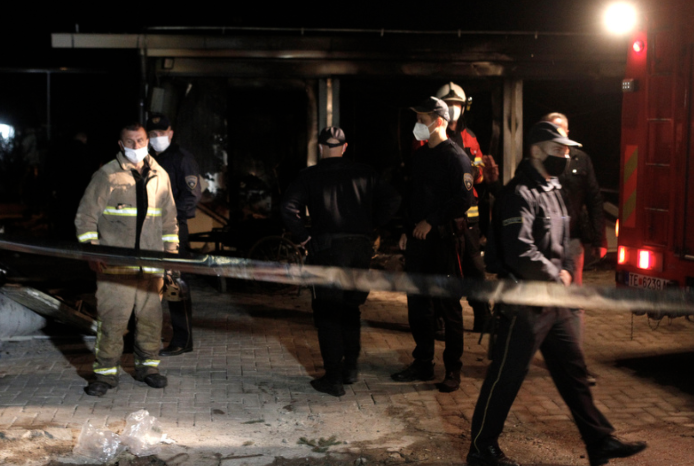 North Macedonia: Fourteen killed in fire at Covid hospital in Tetovo