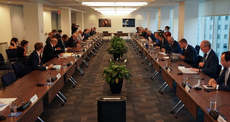 Slovenian FM Logar at the informal meeting of EU foreign ministers in New York