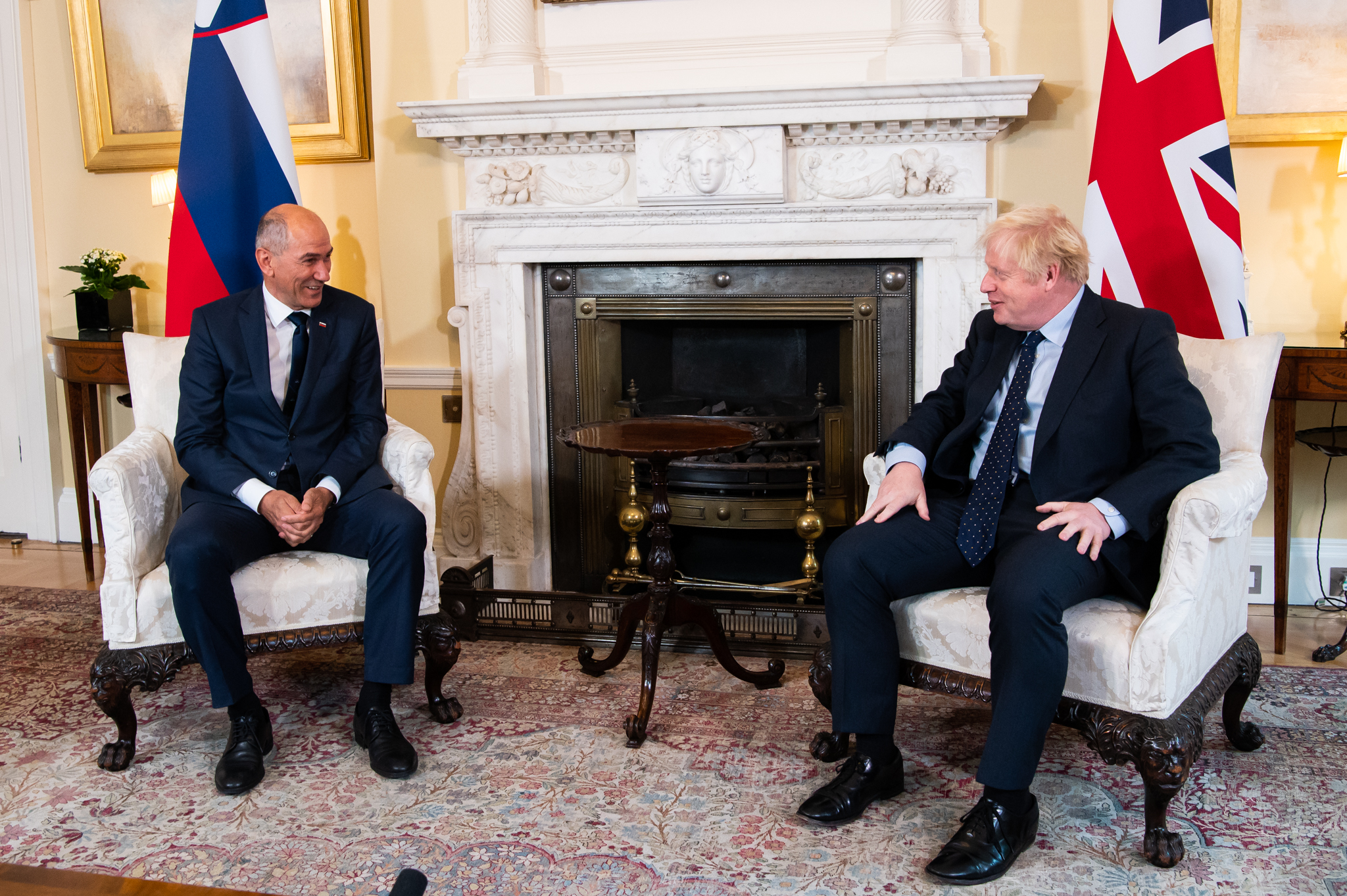 Slovenia: Janša met with Johnson in London to talk about relations between Slovenia and the EU with the UK