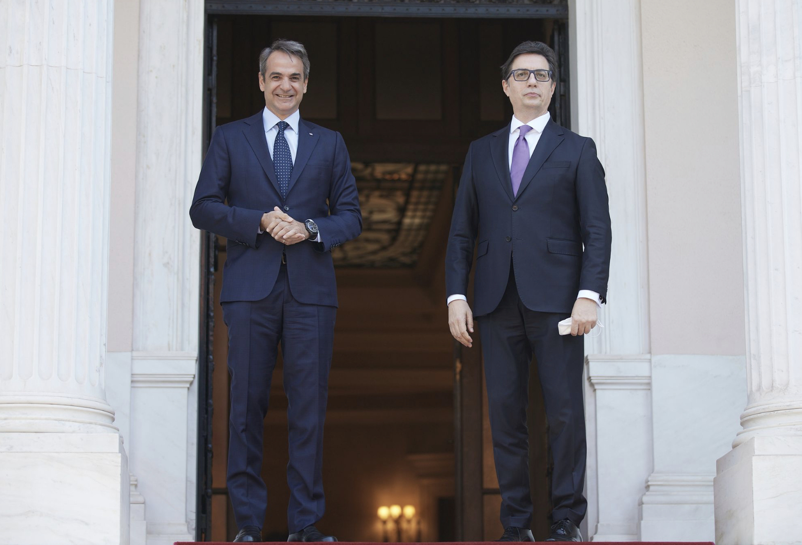 Greece: Kyriakos Mitsotakis met with the President of North Macedonia