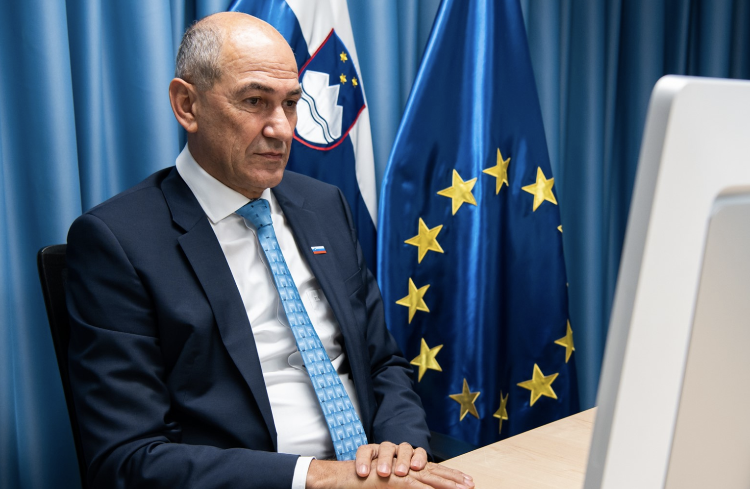 Janša attends plenary session of the European Committee of the Regions