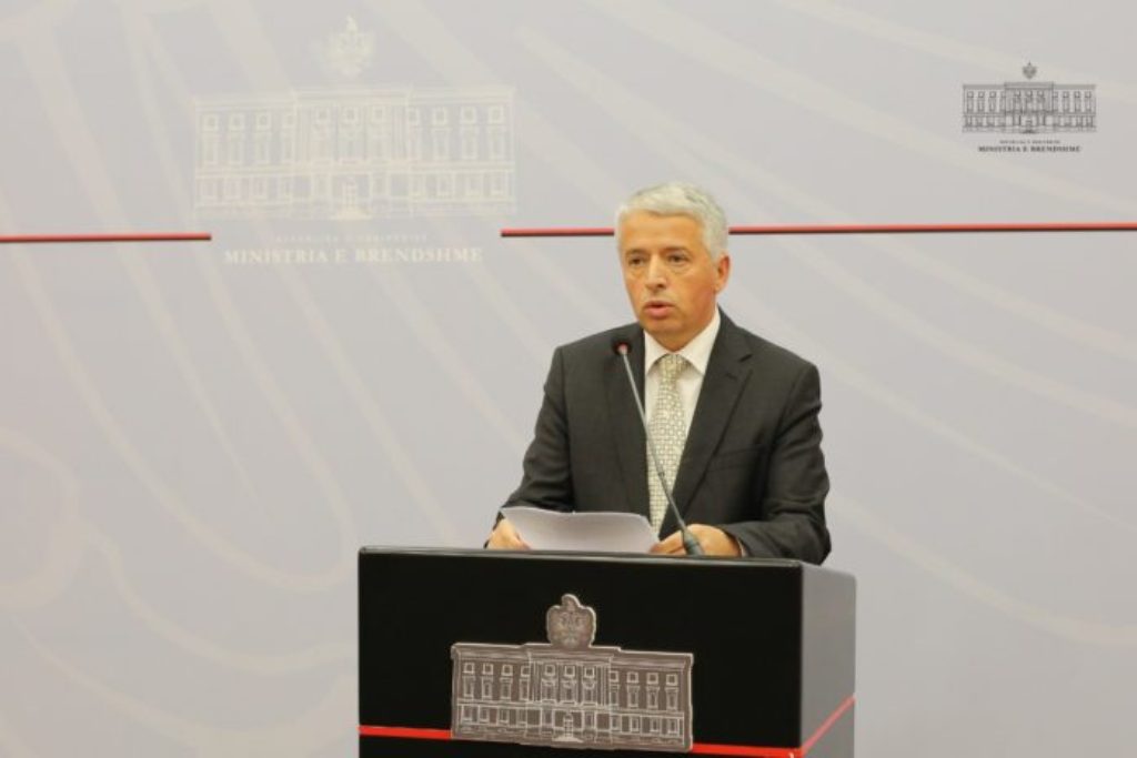 Albanian Interior minister says that double checks on the Albania-Kosovo border will be lifted